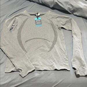 P'tula Gray Long Sleeve Tee
